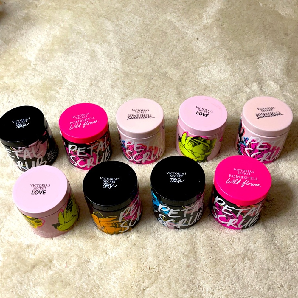 6 Victoria's Secret Petal Scrub body polish Bundle!!!